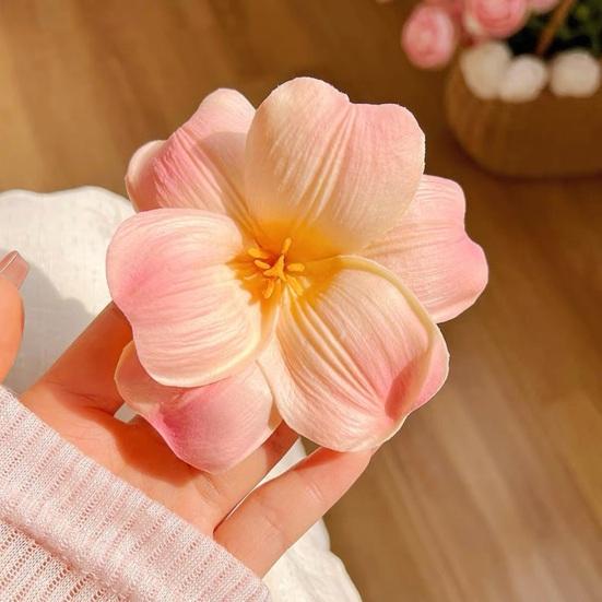Damen Haarspange Künstliche Blume Dekor Seitenpony Haarspange Tägliches Tragen Party-Treffen Frisuren Haardekoration