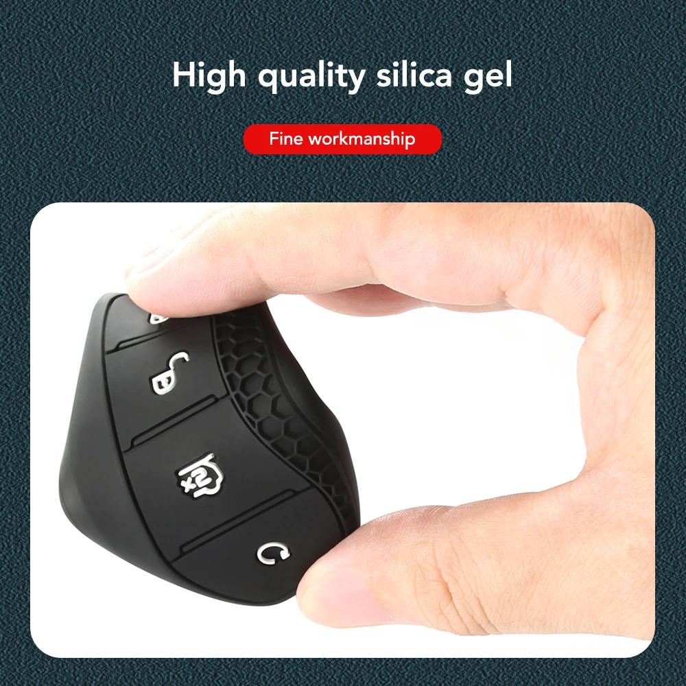 Car Key Case For BYD New ATTO 3 Qin Song Plus Dmi Han Tang Dolphin Seal U Sealion 07 Remote Cover Shell Holder Chain Fob Bag