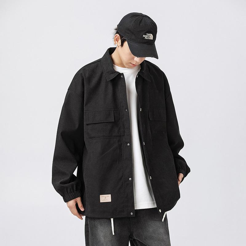 Spring and Autumn Men's Jacket Hong Kong Style Brand Fashion Casual Couple Jacket