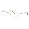 Full Rim Rectangle Gold Smartbuy Collection Linda Asian Fit 986d Fashion Unisex Eyeglasses