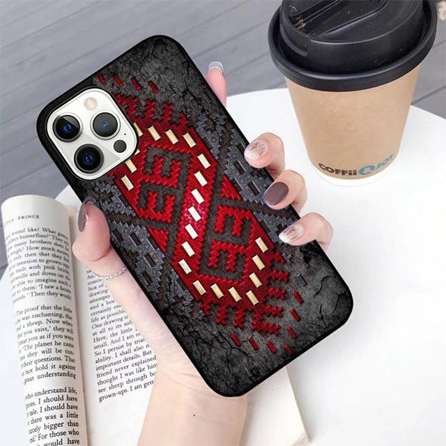 Autumu Latvian Ethnic Sun Tree Phone Case Cover for iPhone 17 Air 16 16e 15 12 11 13 14 Pro Max Apple Plus Coque