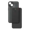Matte Pc Phone Case For Iphone 15/14 Reflective Of Business Style Black Red Blue