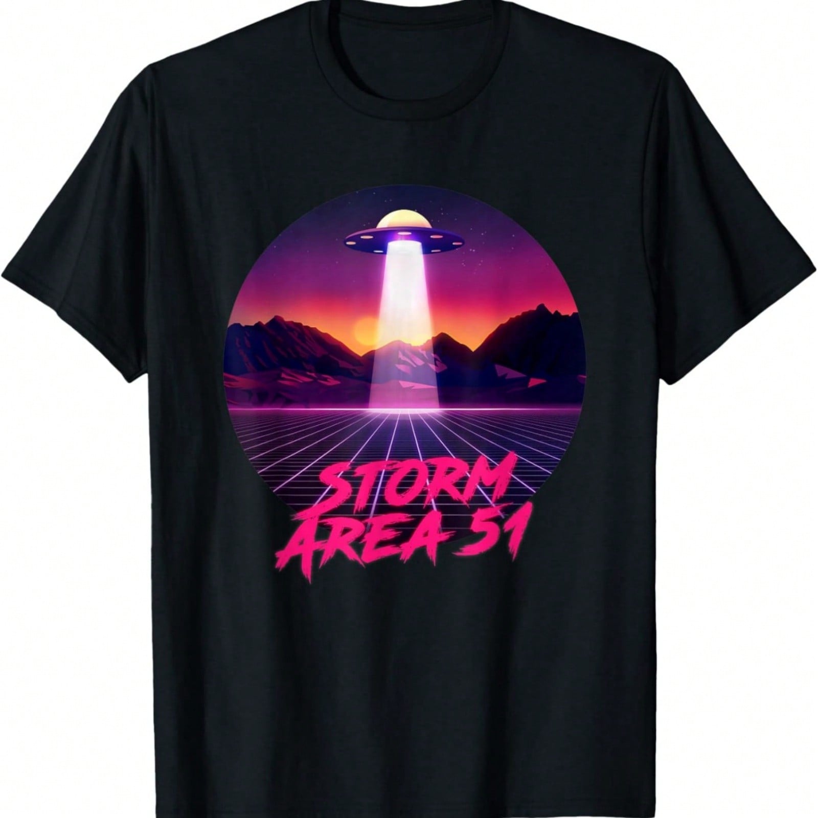 Storm Area 51 Halloween Alien Synthwave Vaporwave Kids T-Shirt S разноцветный