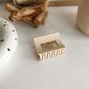 Fashion Frosted Brown Hair Clip  Ladies Temperamen Hairpin Large  Back of Head Shark Clip Korean Style  Hair Accessories