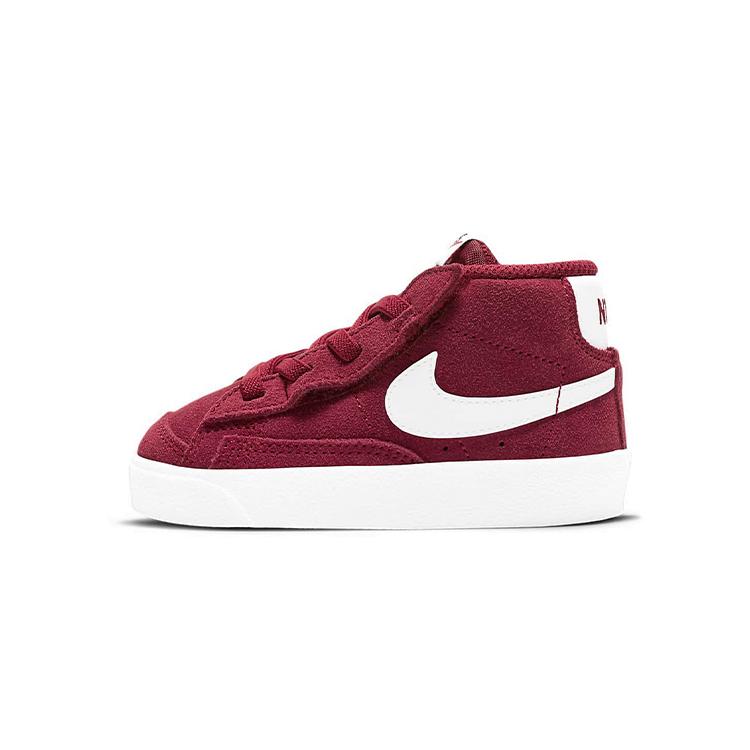 

новые кроссовки Nike Blazer 77 Suede со средней высотой верха для малышей, красные/белые, для младенцев и малышей 22