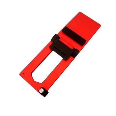 Aluminum Alloy Electric Circular Saw Guide Rail with Brass Locking Screws and 90 Degree Right Angle Positioning