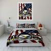 Eagle, American Flag, Text. Bedding Sets Duvet Cover Sets Duvet Covers Pillowcases(1 * Duvet Cover 2 * Pillowcases Without Duvet Insert)