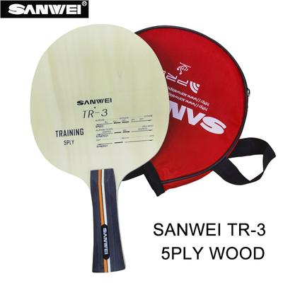 Čepel na stolní tenis SANWEI TR-3 Elastická 5vrstvá dřevěná útočná čepel na ping pong s dobrou kontrolou