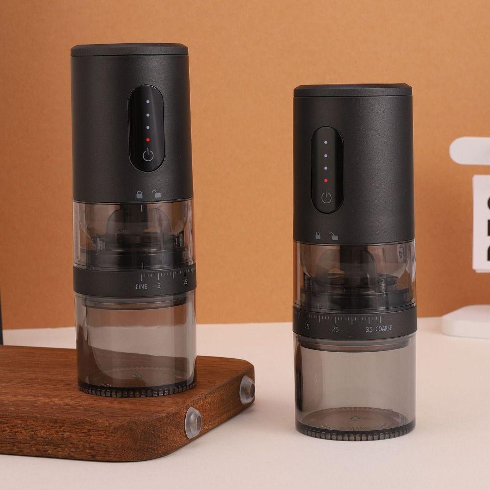 Automatic Portable Electric Coffee Grinder Rechargeable Long Battery Life Coffee Bean Grinding Machine Adjustable Touch Design