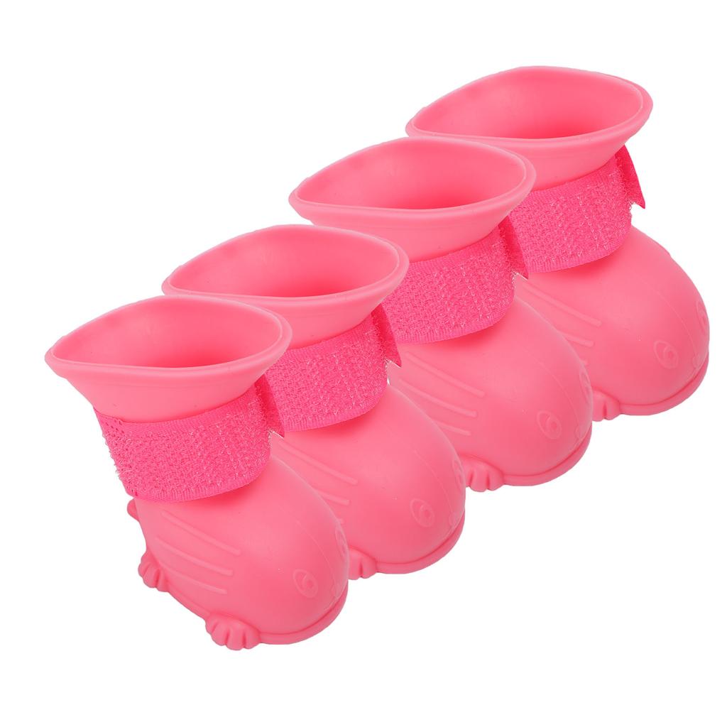 Dog Rain Boots Waterproofing Non Slip TPE Thickened Puppy Rain Shoes Boots for Outdoor