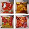 Herbst Ahornblatt Druck Kissenbezug Büro Wohnzimmer Zuhause Kissenbezug Auto Ornamente