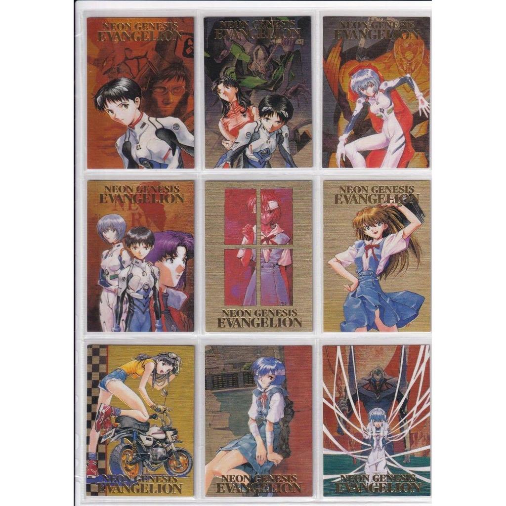 Used Evangelion Bandai Carddas Masters Vol. 2 Vol. 2 Full Complete Complete First Edition Original Edition Yoshiyuki Sadamoto