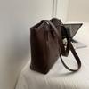Classic Leather Tote Bag with Top Handle Large Capacity Everyday Fashion Shoulder Bag for Women