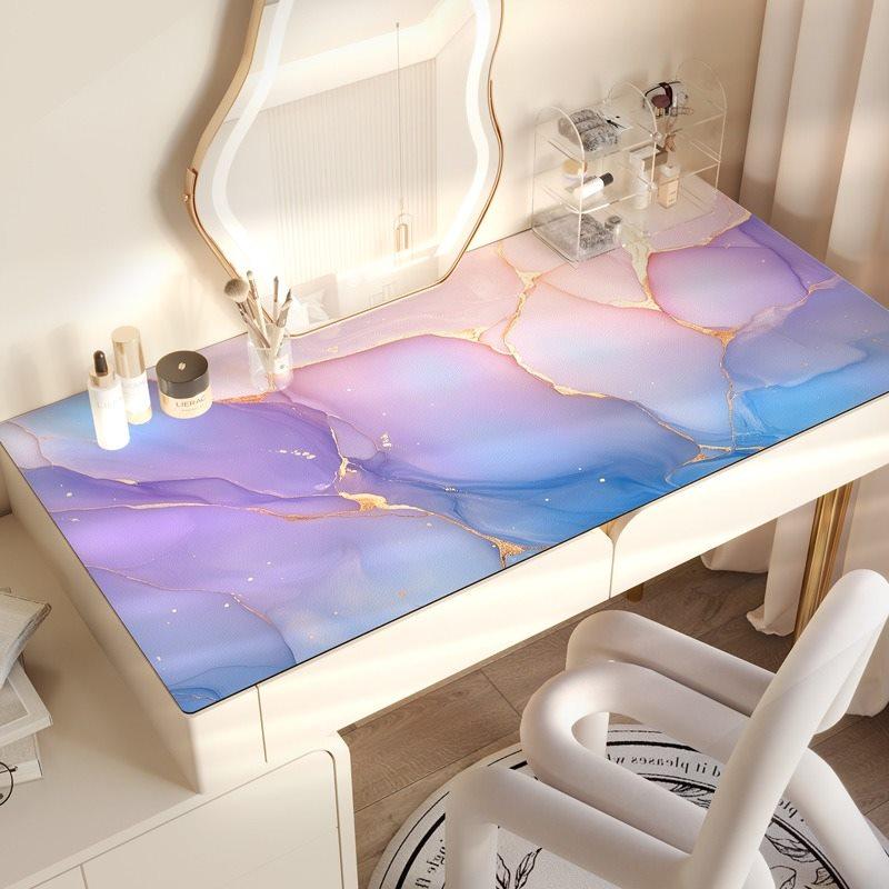 

1pcs let table mat, waterproof, anti slip, no cleaning, adjustable tablecloth, makeup table top protection mat, simple and Small