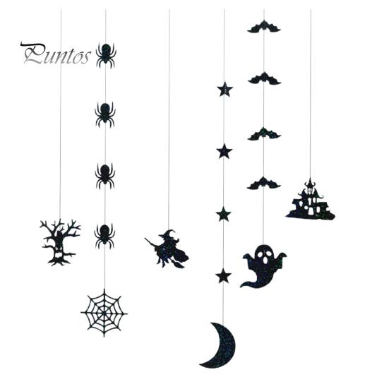 

Набор украшений на Хэллоуин, жуткая летучая мышь, паук, призрак, гирлянда, ленты, винтажные украшения для вечеринок в помещении, на улице, на стене, на потолке, страшные принадлежности чёрный