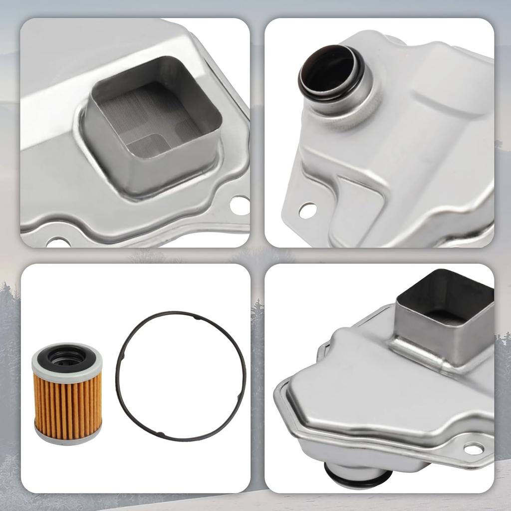 31728-1XF0A Transmission Filter Oil Pan Gasket Kit Fits For 2007-2013 Ni-Ssan Altima 2.5L L4, 2011-2016 Juke 1.6L L4 Turbocharged, 2015-2016 Rouge