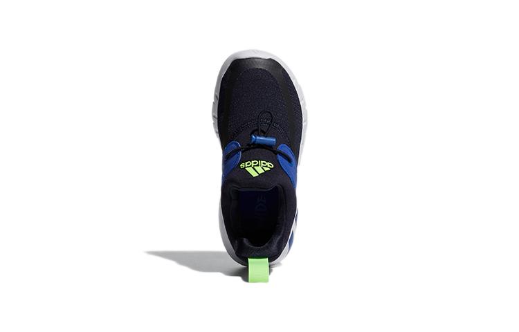 Adidas Rapida Abrasion Resistant Low top Running Shoes Black Blue Children Aged 3 7 Years Old GX7597