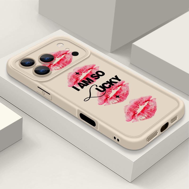 Fashion Lips Heels Print Case For iPhone 17 Pro Max Case iPhone 16 15 14 13 Pro Max 11 17e 16e Shockproof Bumper Soft Silicone Phone Cover Cases