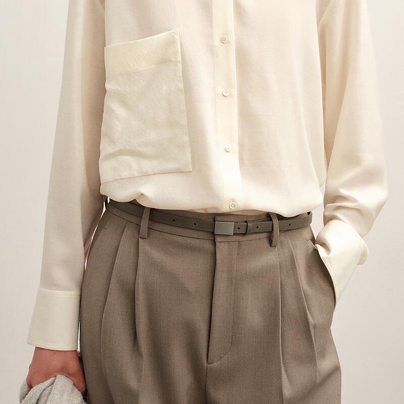 Less 2025 Winter Long Sleeve Stand Collar Shirt