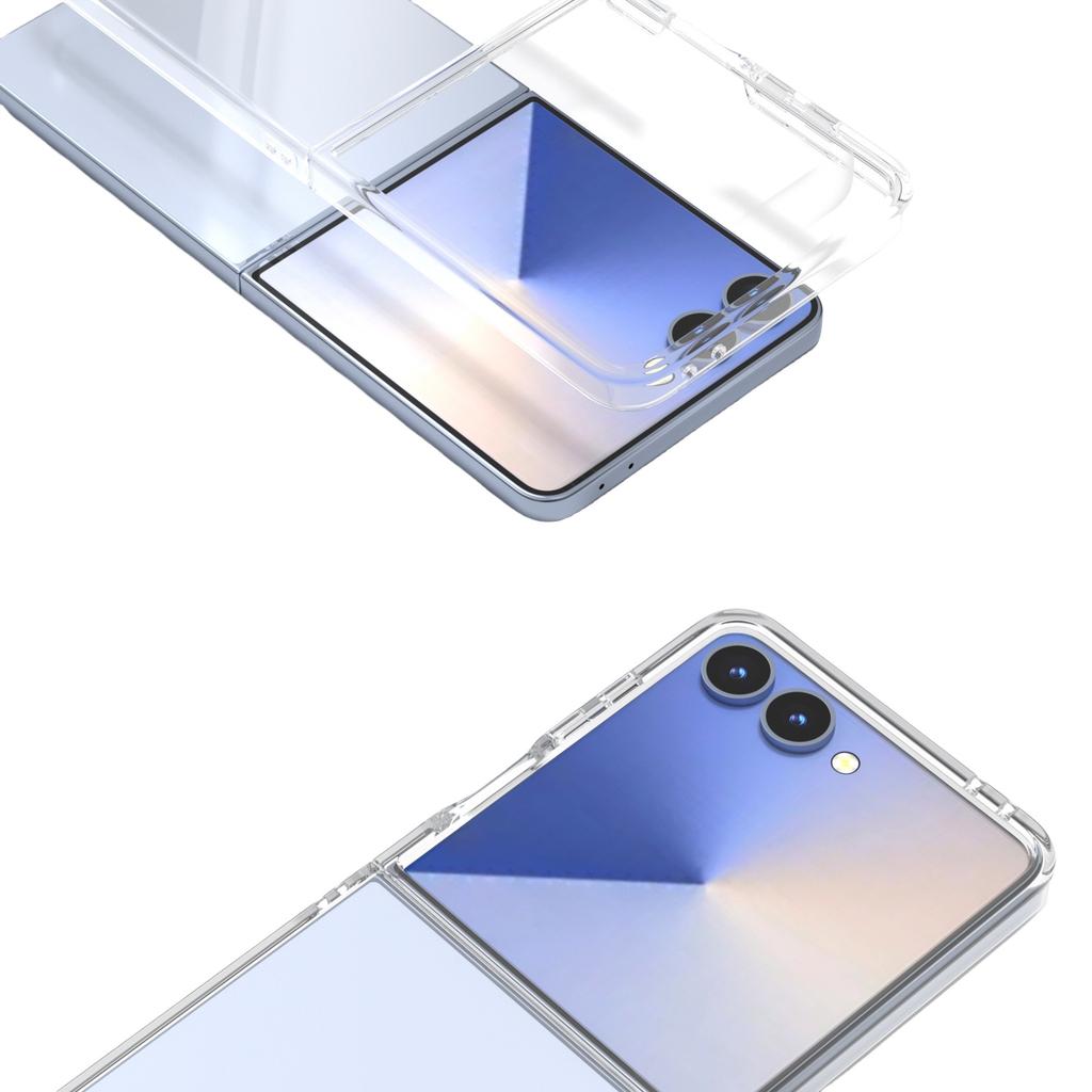 Shockproof Transparent Hard Accessories Case for Samsung Galaxy Z Flip7 5G Flip6 Flip5 Flip 7 6 5 Flip3 Flip4 Flip2 Flip 4 3 2