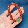 Handmade Red Agate Braided Bracelet: Versatile, Fashionable & Exquisite Women's Accessory