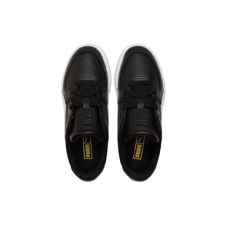 Puma Ca Pro Classic Comfortable Durable Low-Top Sneakers Unisex Sneakers Black White Gold 380190-05