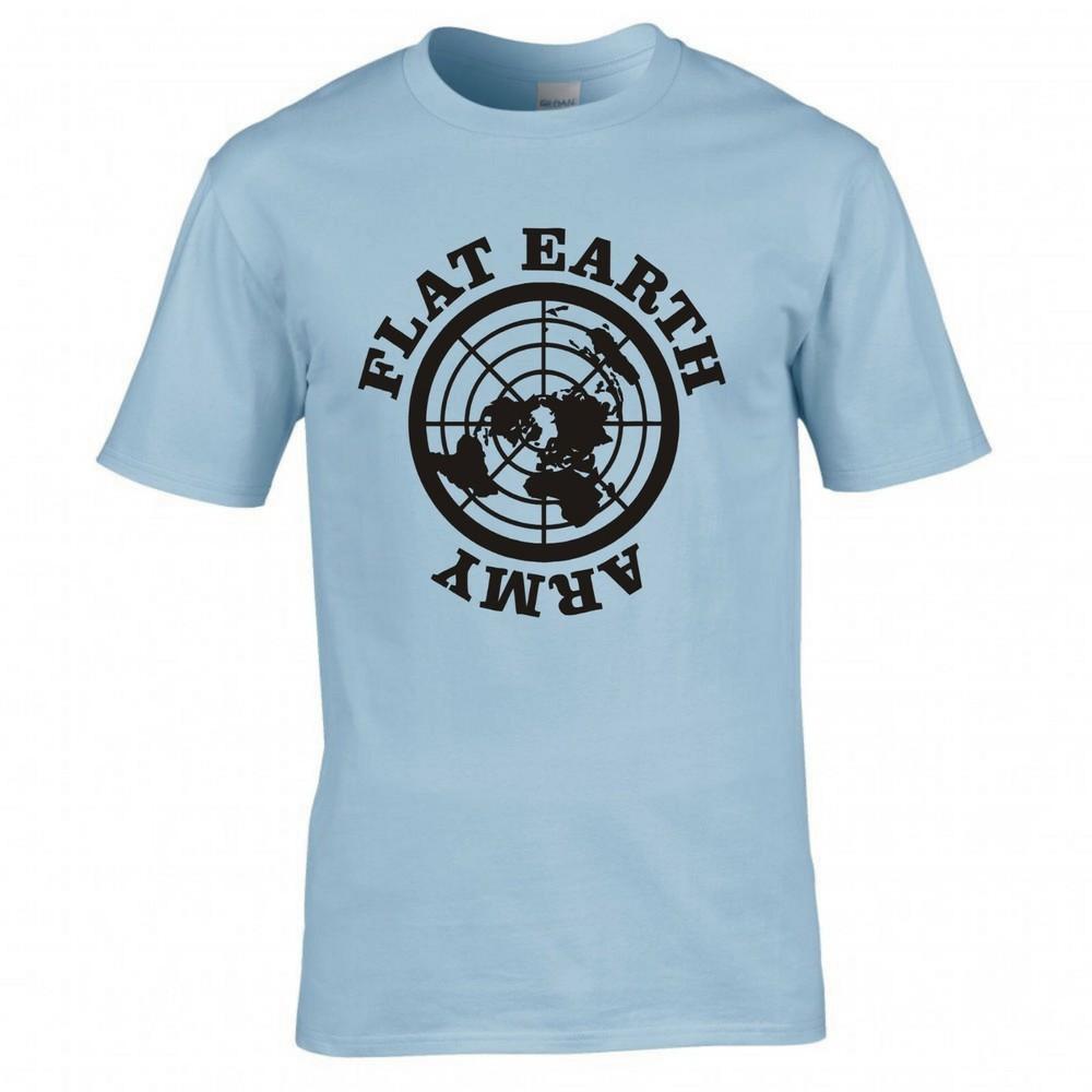 Funny Flat Earth Army Tshirt 2XL