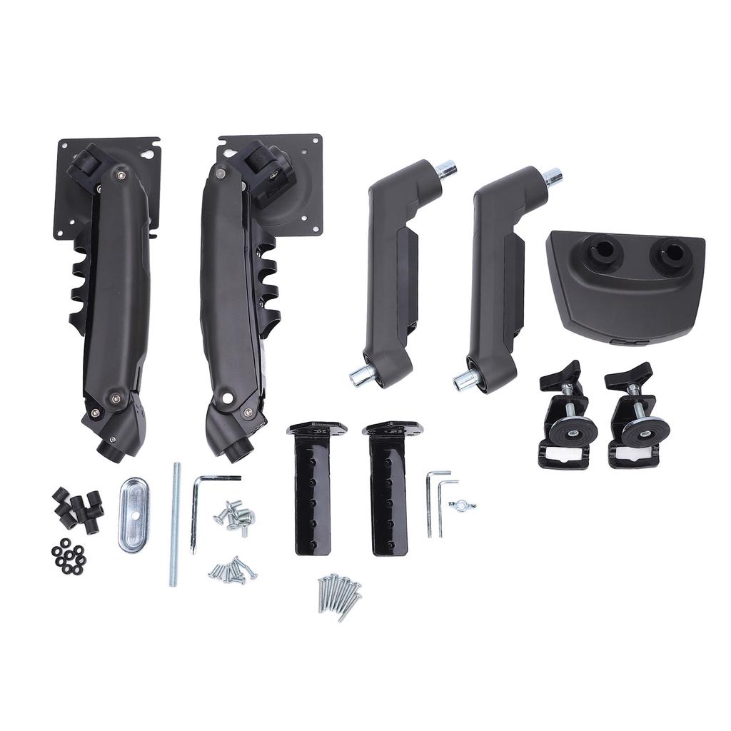 Double Screen Stand Lifting Telescopic Rotating Adjustable 19.8lbs Per Arms Double Screen Desk Mount