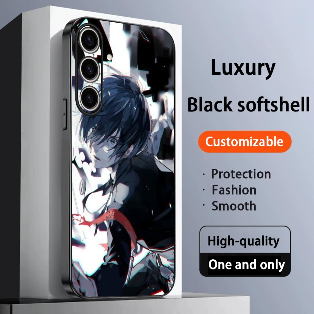 Heiß coole Persona 3 Reload Handyhülle Für Samsung Galaxy S25 S24 S23 S22 S21 S20 Plus Ultra Note20 Weich Schwarz