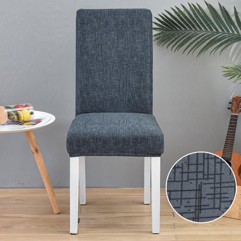 Dining Chair Slipcover,High Stretch Removable Washable Chair Seat Protector Cover for Home Party Hotel Wedding Ceremony 4/6pcs