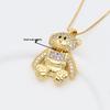 Collana con Orsetto Carino Europeo per Clavicola - Stile Hip Hop per Donne