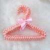 Clothes Hanger with Bow Non-slip ABS Children Faux Pearl Rack for Home