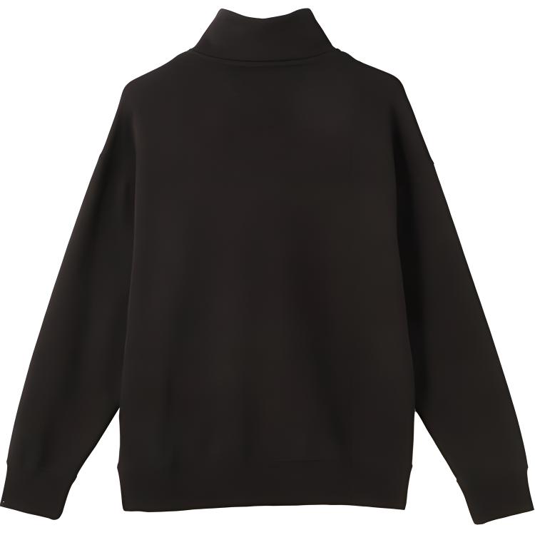 Puma Retro Sports Casual Half-Zip Fleece Sweatshirt Unisex Sweatshirt Black 632293-01