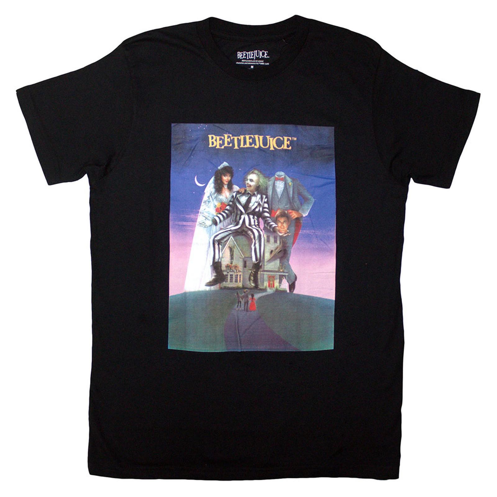 Beetlejuice Movie Poster T Shirt S