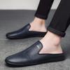 Men's Leather Slippers Sandals Loafers