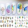 Nail Sticker Flower Water Transfer Nail Decal Wraps Nail Art Tips Manicure Decor