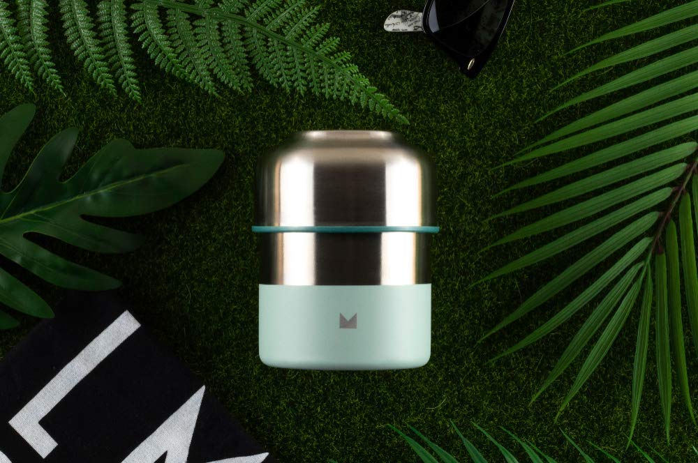 Meroware LILY Thermo Food Jar Lunch Jar (Olive/Mint), 350ml, Jar/Soup