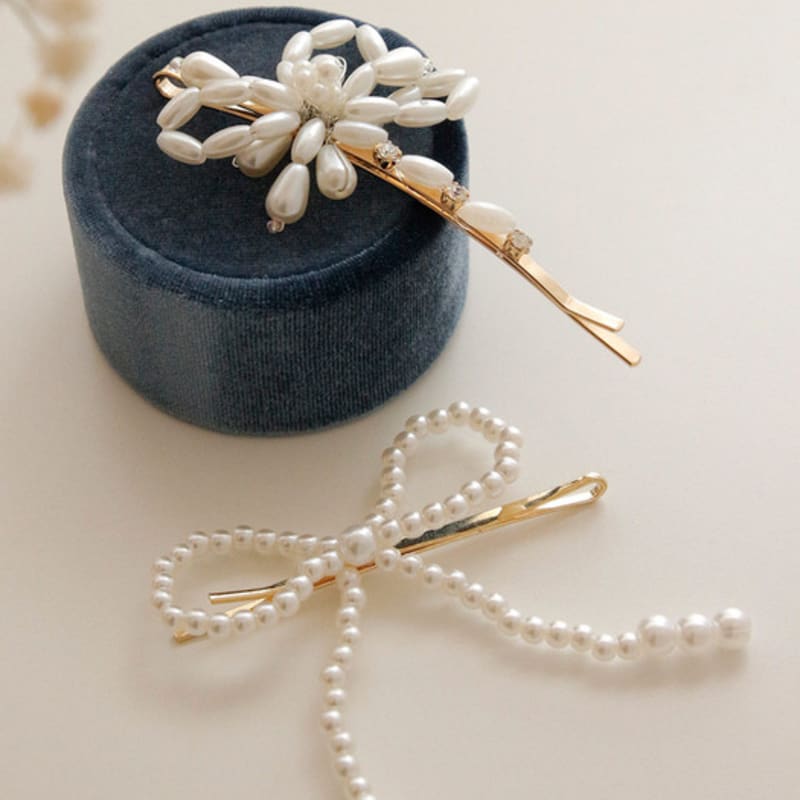 

J.Lauren Pearl Ribbon Point Bobby Pin H01213 ribbon