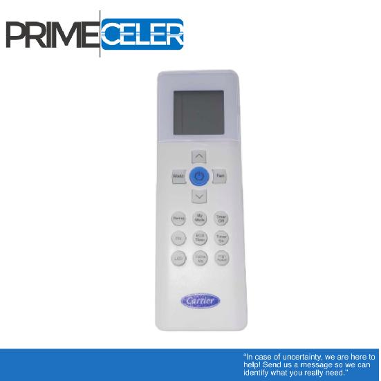 Remote Control for Carrier Aircon Split Type Unit (Model: KCE, LUC, CXV, CSH, CSD (inverter), CIV and KME)