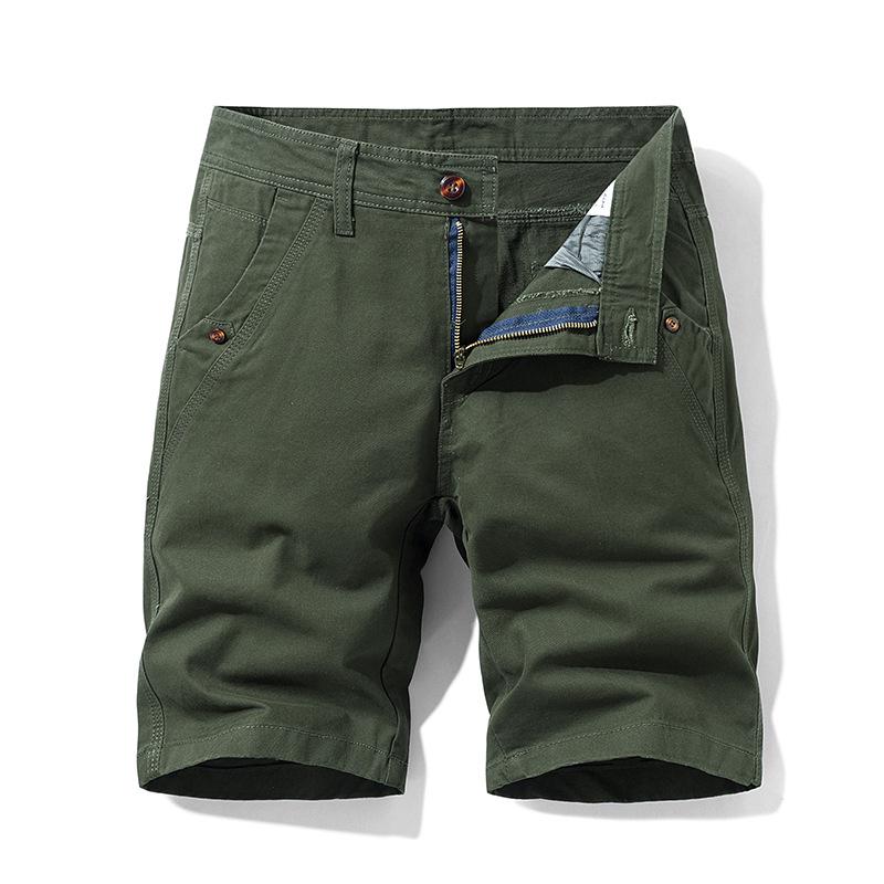Men's Summer Korean Style Light Luxury Loose Elastic Workwear Shorts