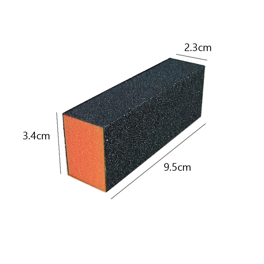 2 stuks/partij Nail Art Buffer 3-zijdige spons Polijstschuurvijlen Blok Nageltips Manicure Pedicure