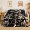 Power Sword Weapon Shield Flannel Blanket Soft Throw Blanket for Bedroom Living Room Bed Travel Camping Picnic Nap Cover Gift