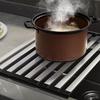 Adjustable Stainless Steel Kitchen Sink Drain Basket Foldable Retractable Rack for Vegetable Dish and Fruit Drying
