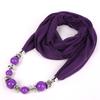 Bohemia Ethnic Style Necklace For Safe And Exquisite Craft Neckerchief Ring Scarf Scarf Necklaces