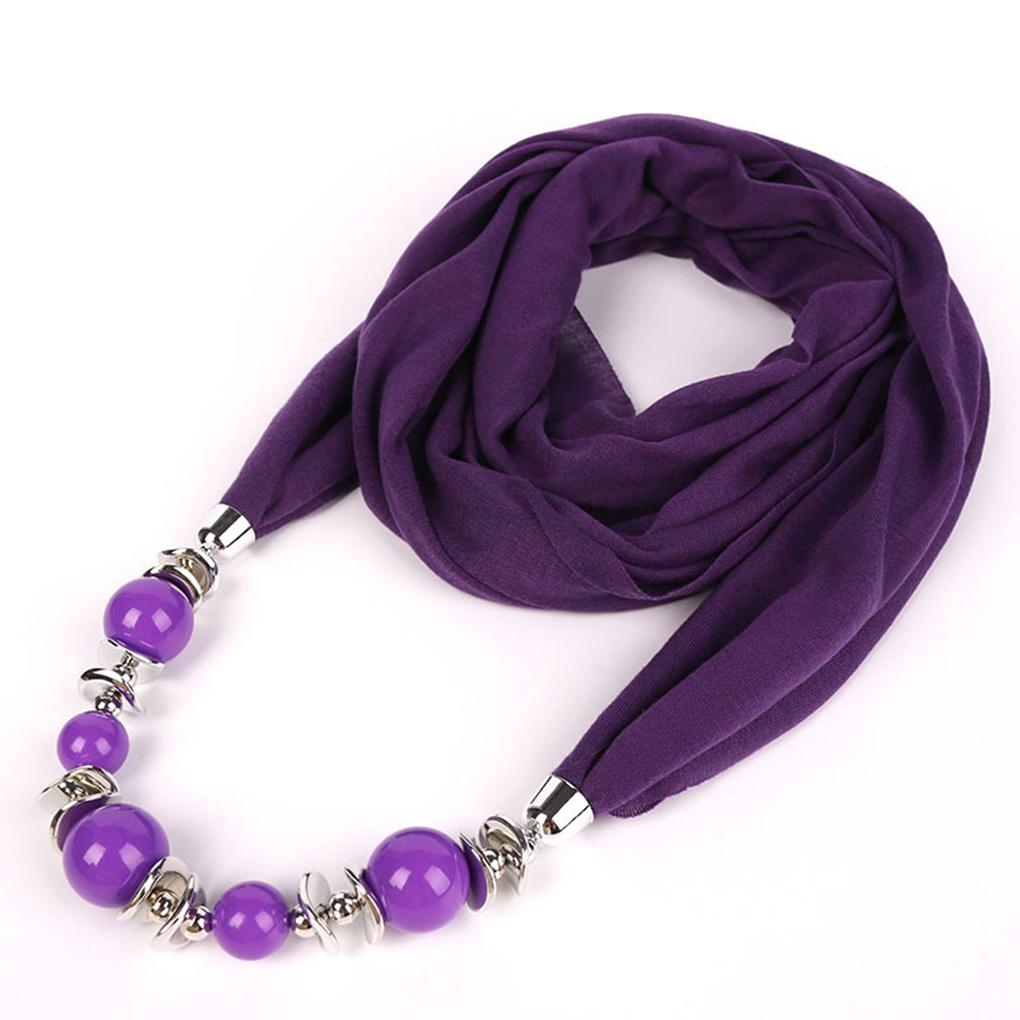 Bohemia Ethnic Style Necklace For Safe And Exquisite Craft Neckerchief Ring Scarf Scarf Necklaces