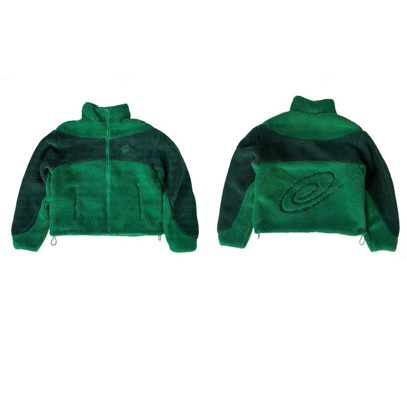 Herbst und Winter warme und modische lässige Streetwear bestickter Reißverschluss Hoodie für Männer und Frauen