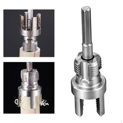 Herramienta de corte de roscas de tubo DIY para fontanería, roscas de tubo internas y externas