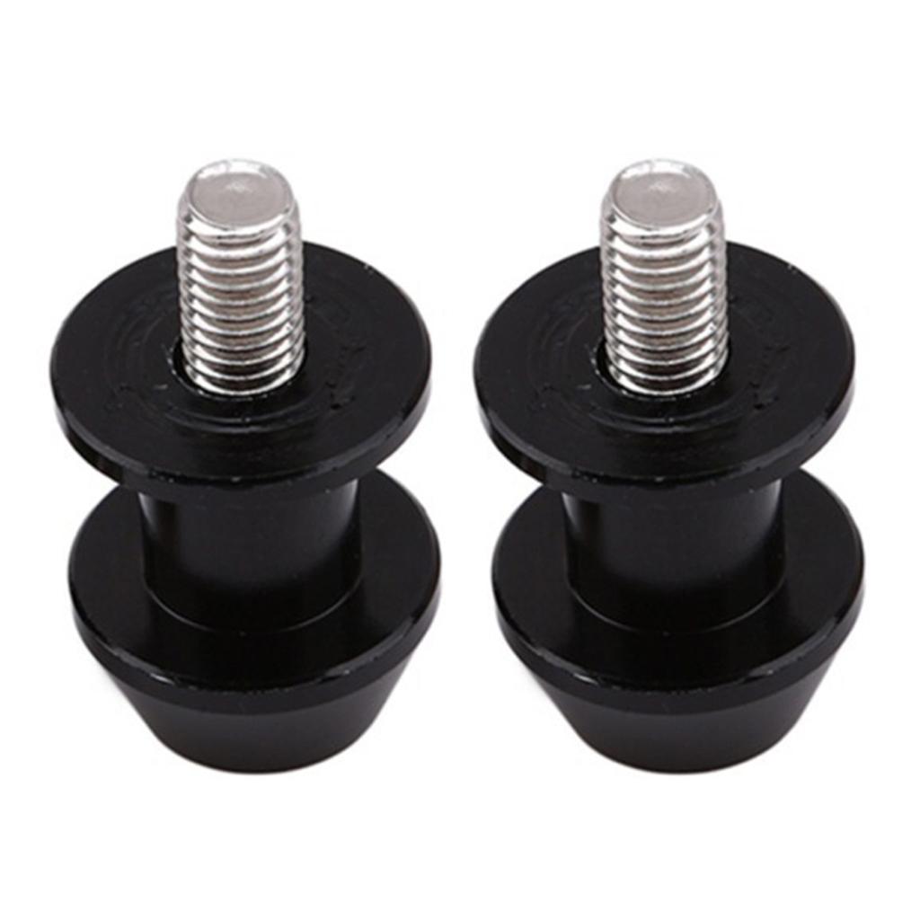 2Pcs Motorcycle Stand Adapter 8mm Thread Rear Alkalimetal Aluminum for Enhanced Bike Stability