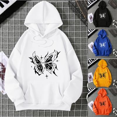Autumn and Winter Fleece Women's Sweater Hooded Animal Print Sweater Women's Ins Harajuku Sweater