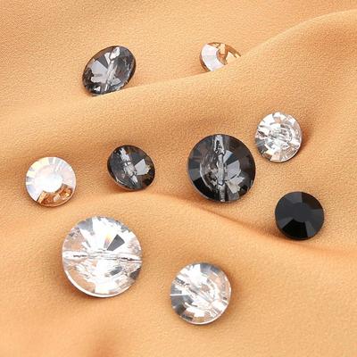 10 Buc Butoni Diamant din Sticlă de Cristal Butoni Rotunzi pentru Cardigan Top Haine Femei de Înaltă Calitate Cămașă Pulover Cardigan Butoni Mici